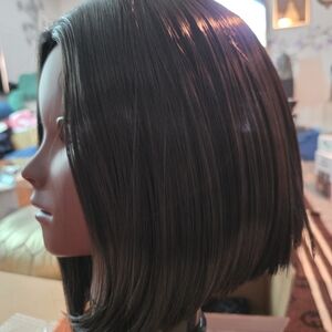 Sleek Brown Hair Wig #23